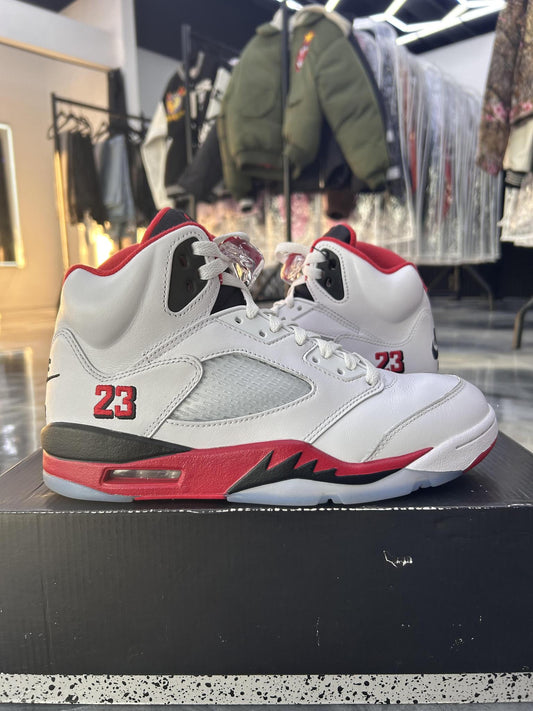 Jordan 5 "Fire Red" Used Size 8.5