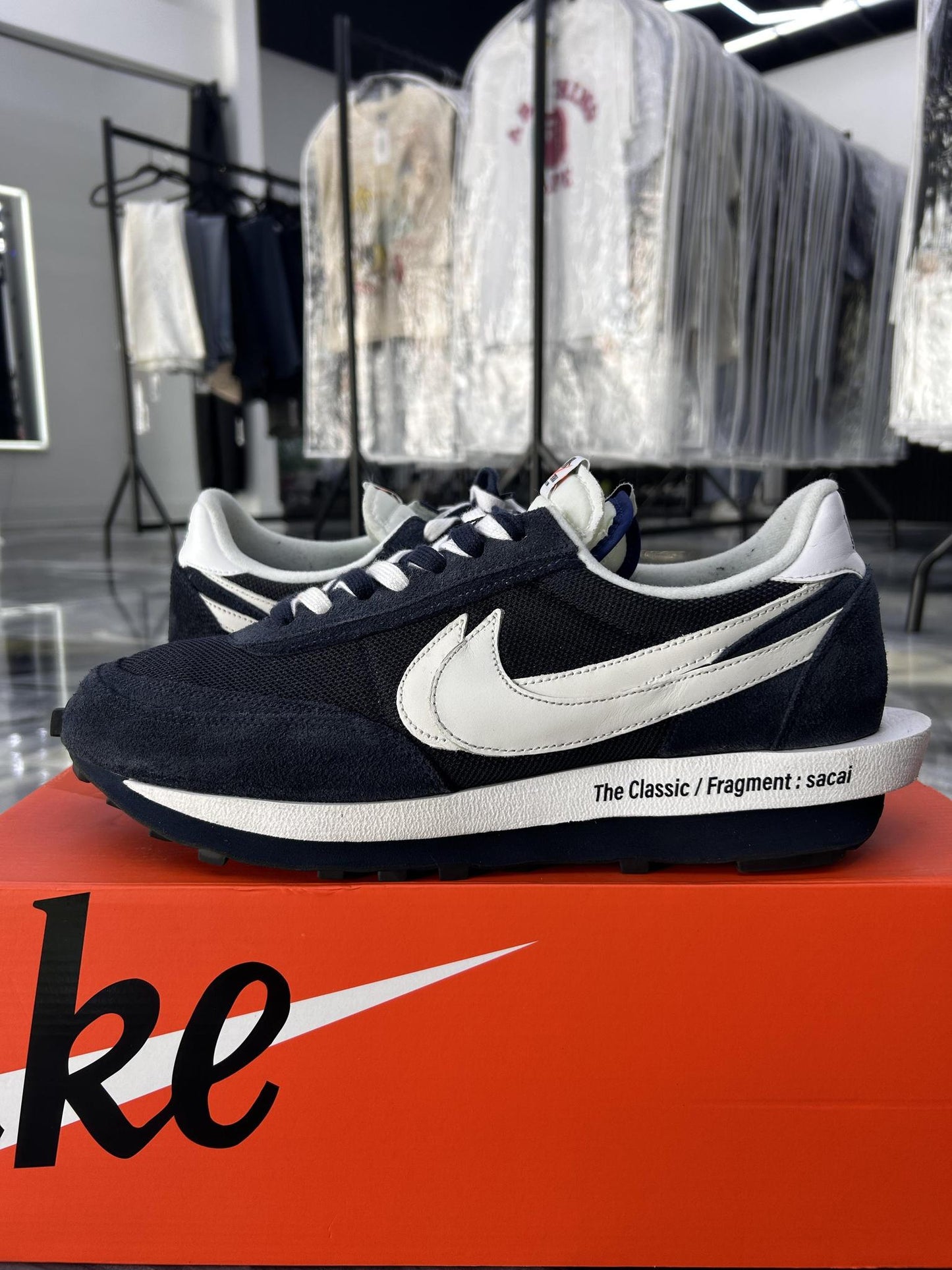Nike Sacai X Fragment "Navy" Used Size 14