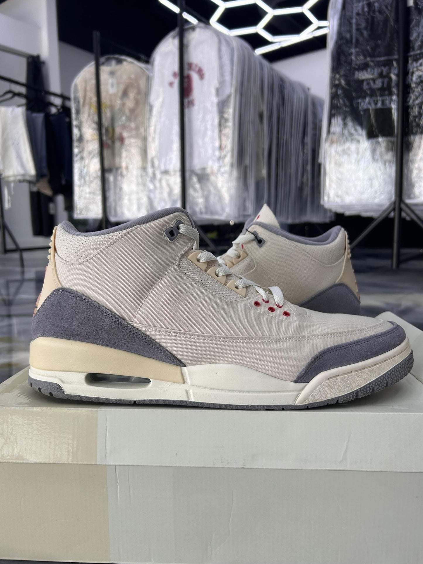 Jordan 3 "Muslin" Used Size 14
