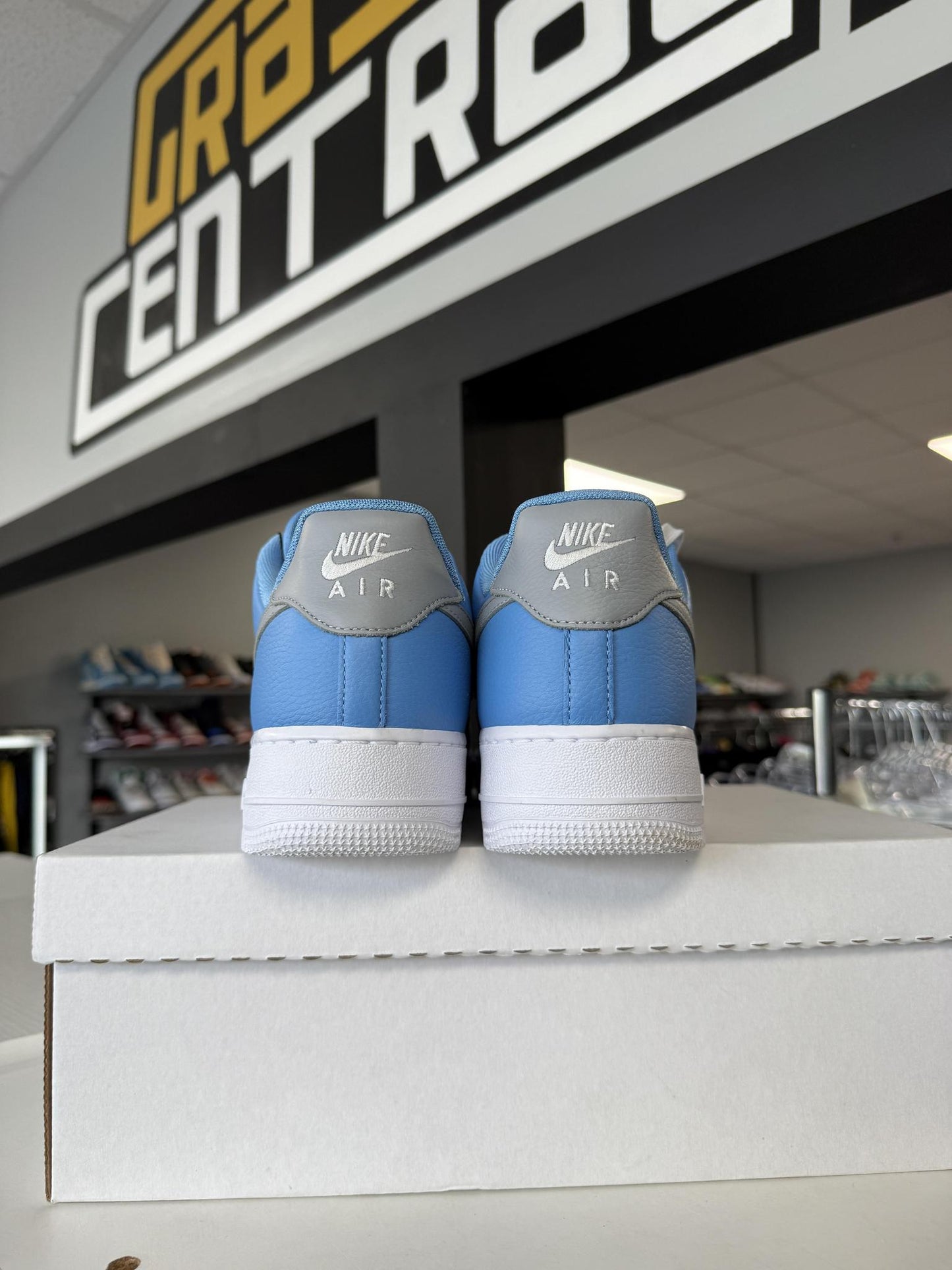 Nike Air Force 1 Low "University Blue" ID Used Size 12