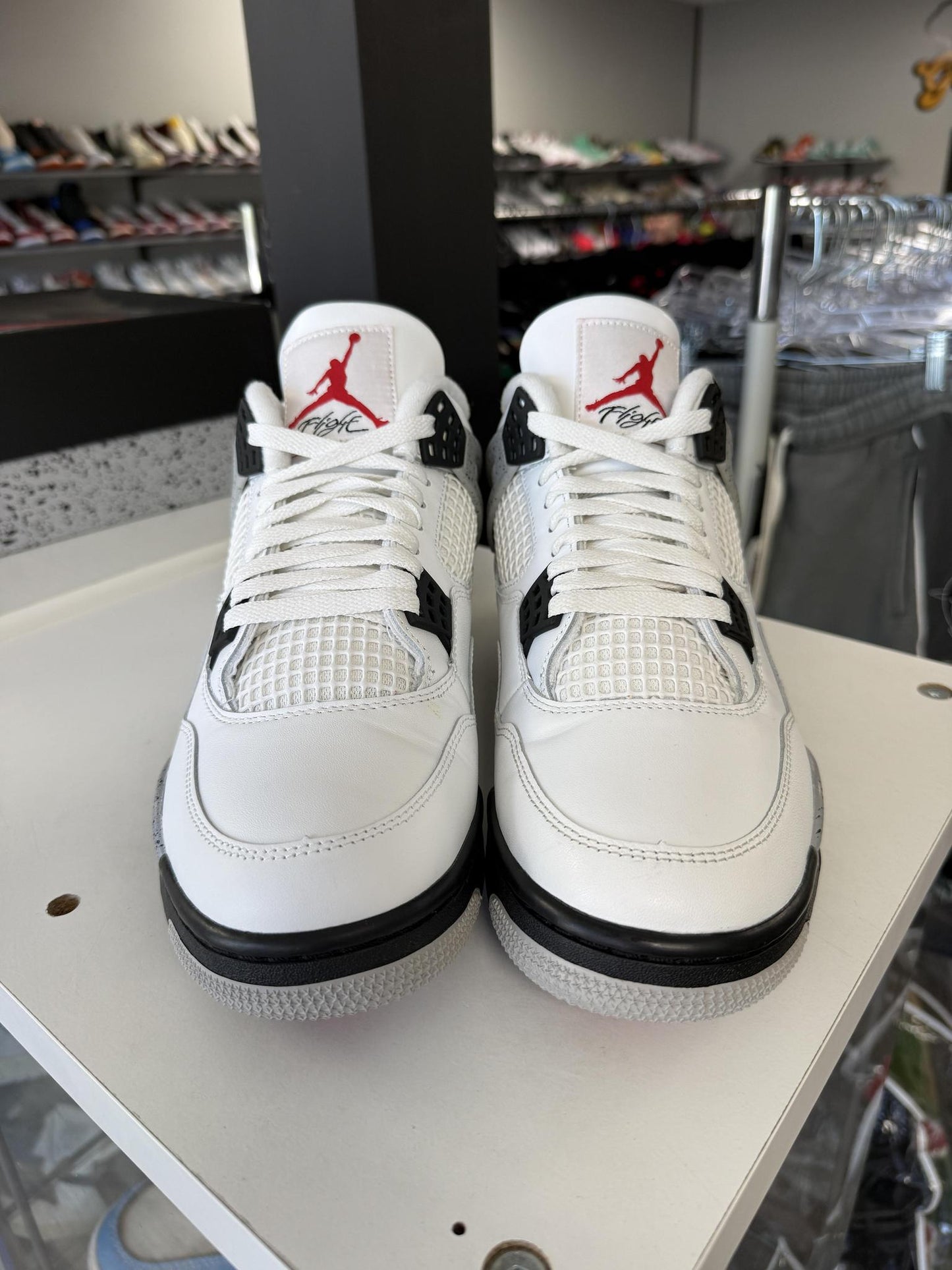 Jordan 4 "White Cement" Used Size 10.5