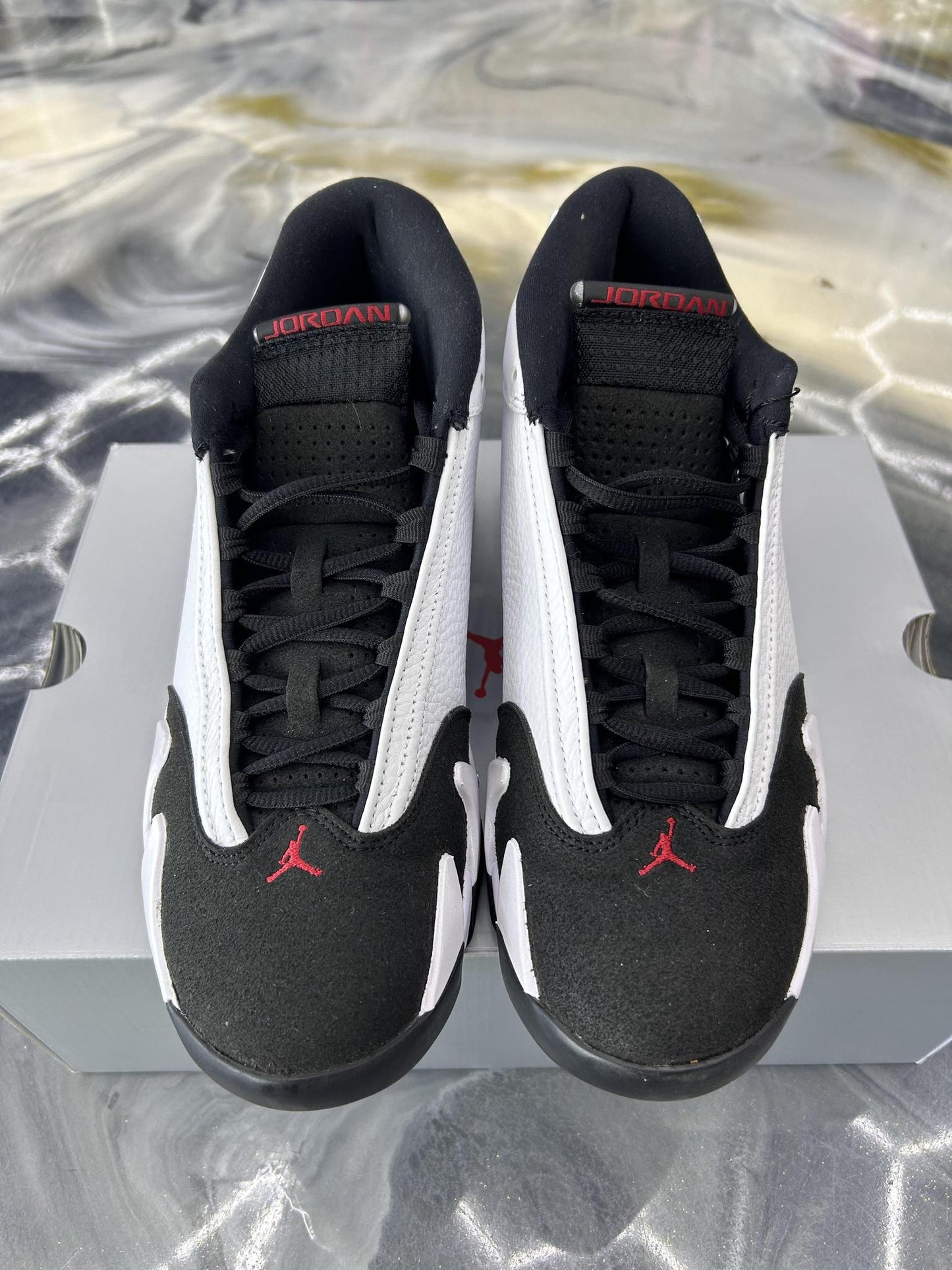 Jordan 14 "Black Toe" Used Size 8