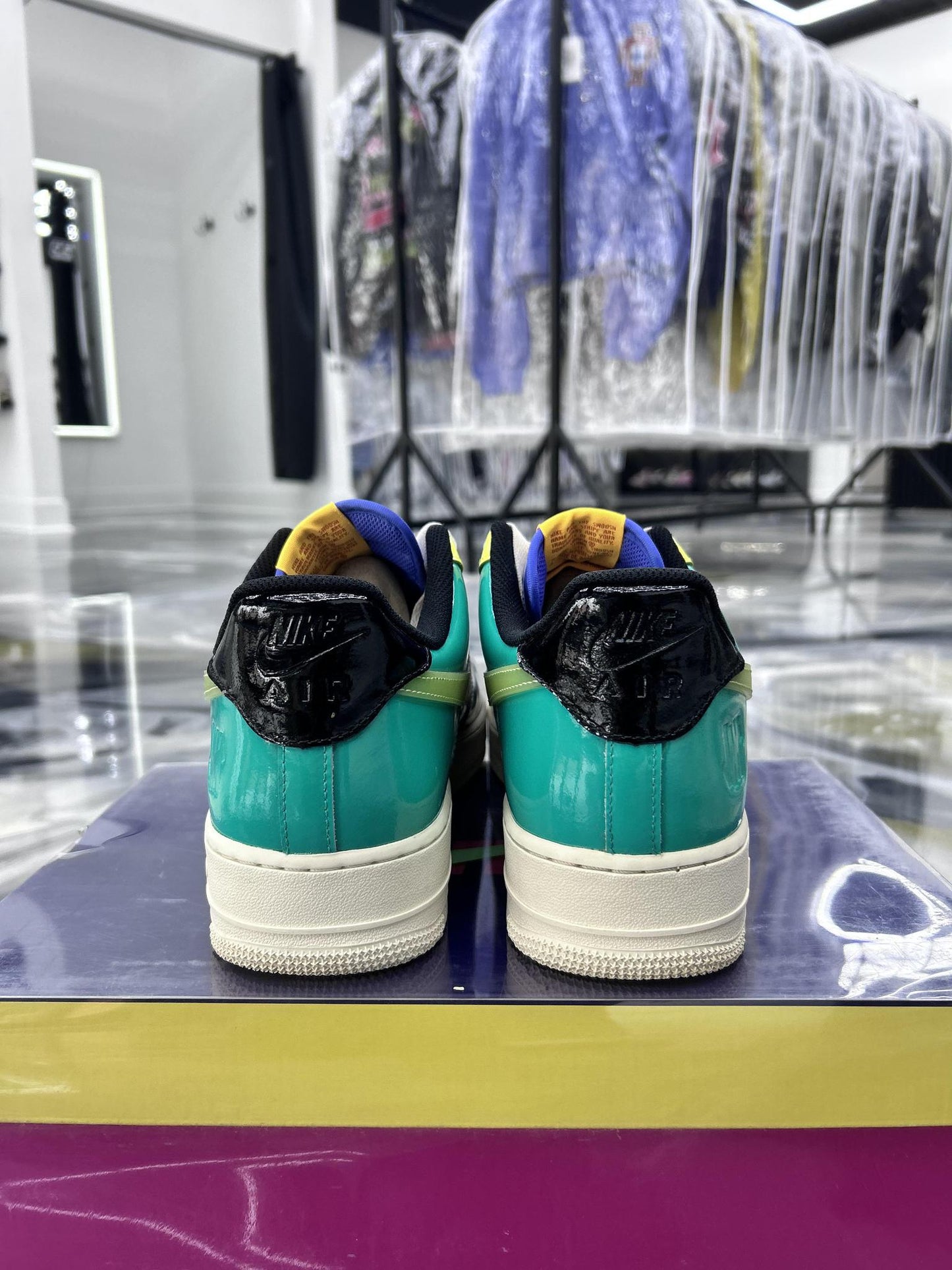 Nike Air Force One Low UNDFTD "Grey Multi" Used Size 13