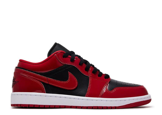 Jordan 1 Low "Patent Varsity Red Black"