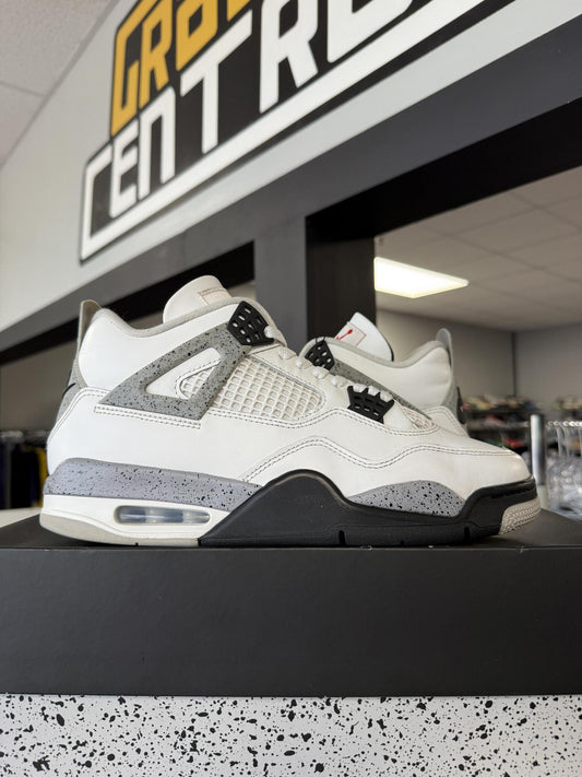 Jordan 4 "White Cement" Used Size 10