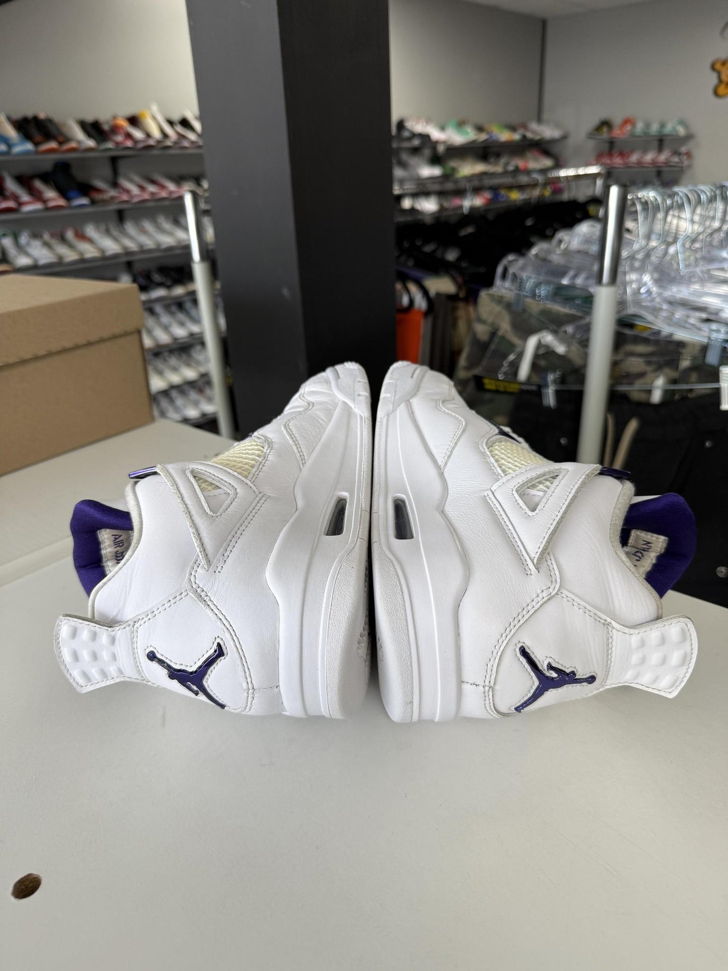 Jordan 4 "Purple Metallic" Used Size 8