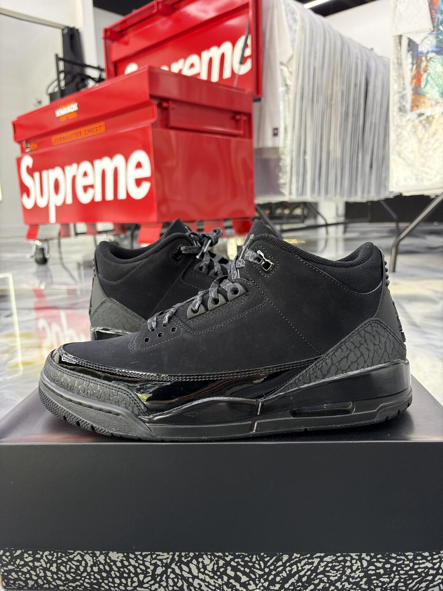 Jordan 3 "Black Cat" Used Size 11
