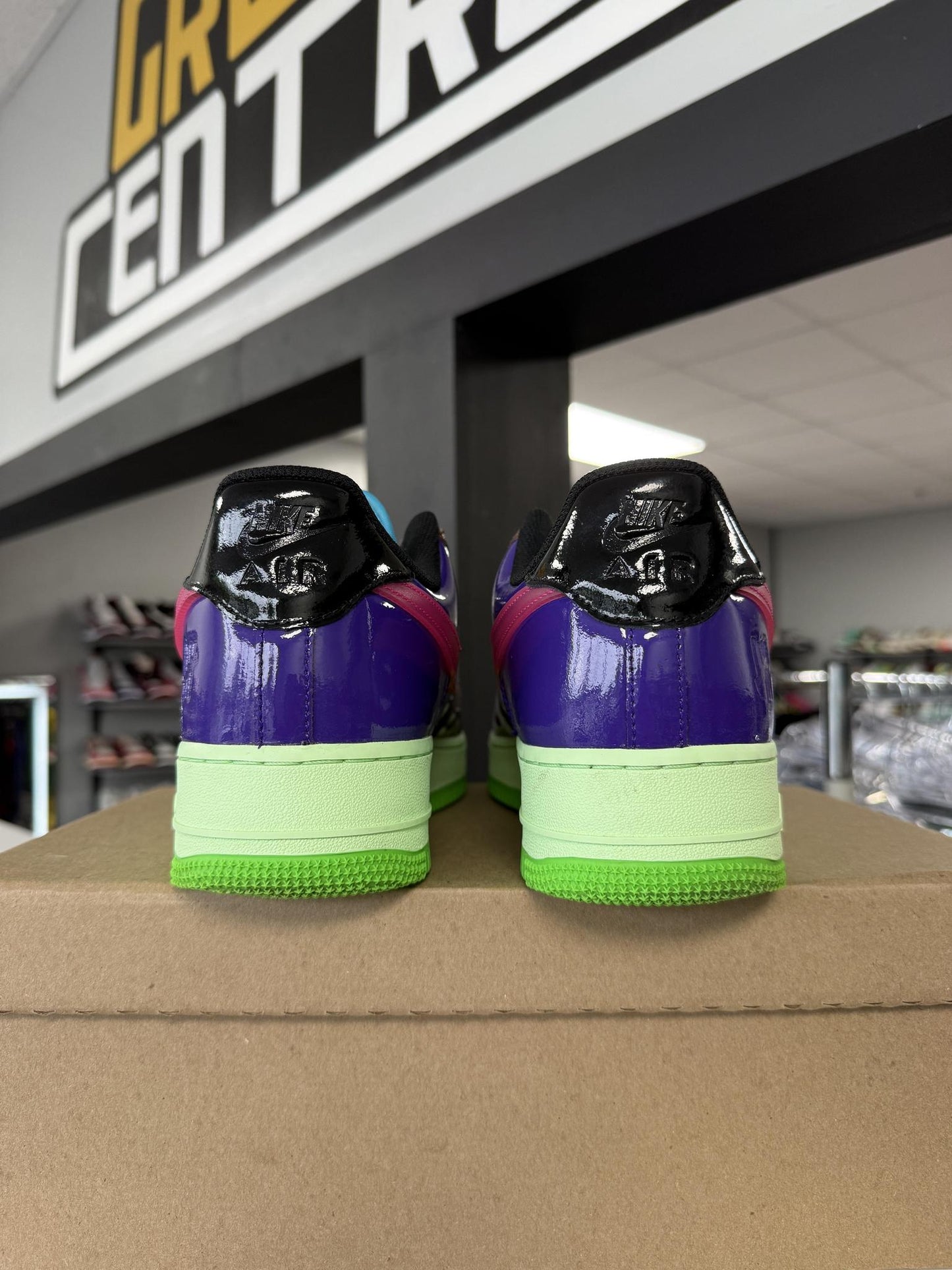 Nike Air Force One Low UNFTD "Multi Color" Used Size 12