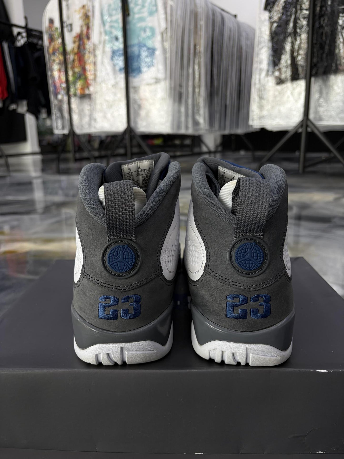 Jordan 9 "Flint Grey" Used Size 10