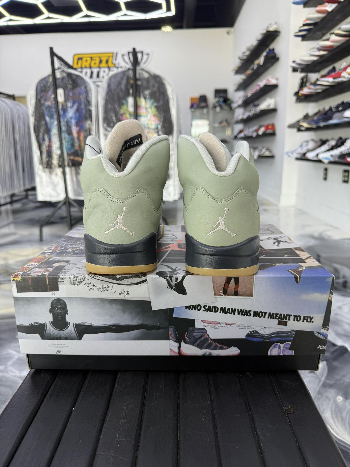 Jordan 5 "Jade Horizon" Used Size 10