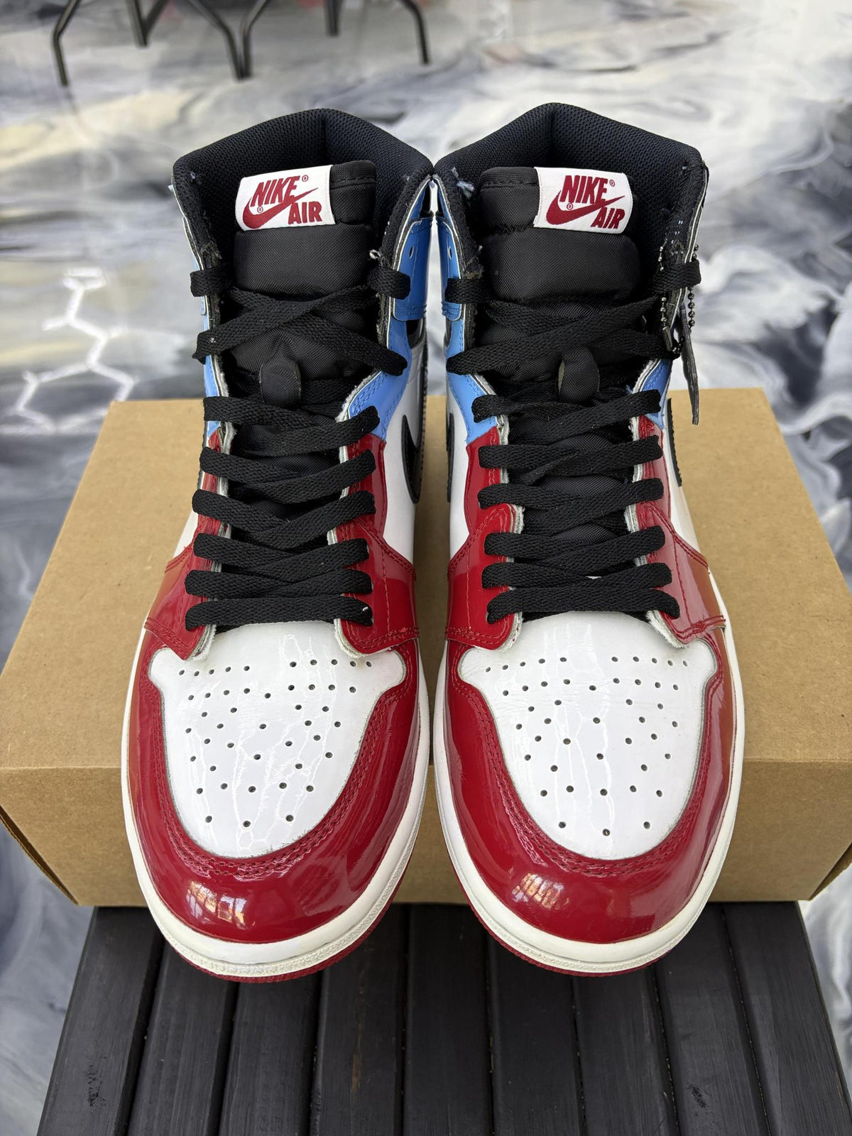 Jordan 1 "UNC To Chicago" Fearless Used Size 11.5