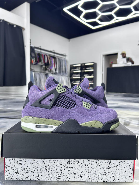 Jordan 4 "Canyon Purple" Used Size 6.5Y/8W
