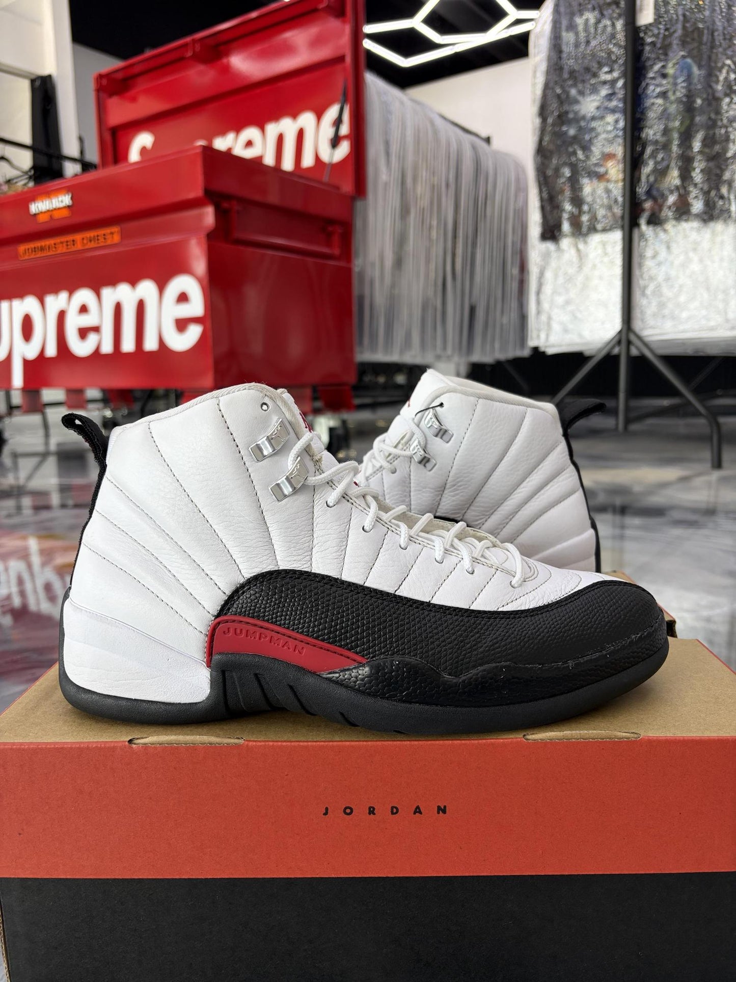 Jordan 12 "Taxi Flip" Used Size 9.5