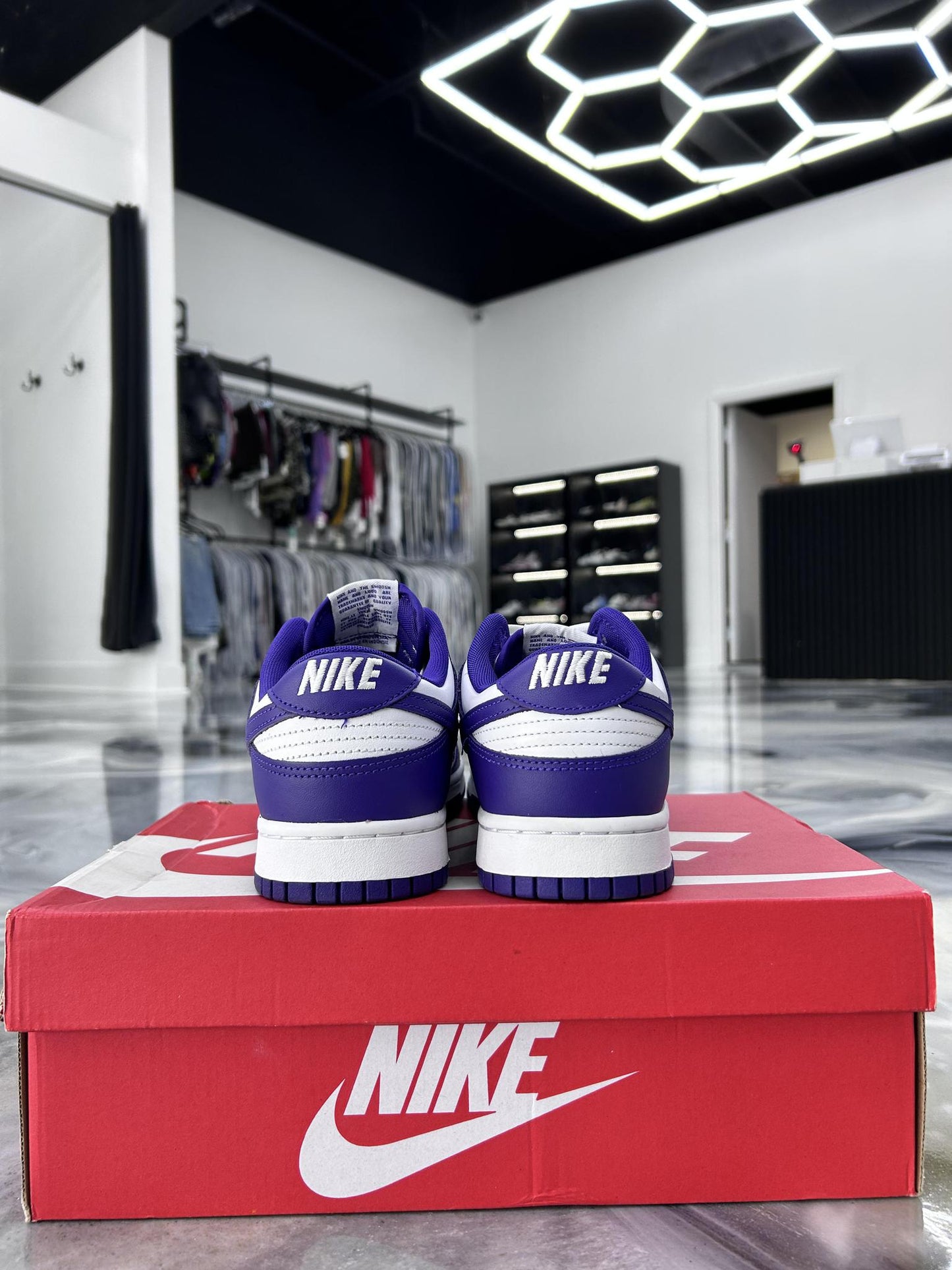 Nike Dunk Low "Court Purple" Used Size 10