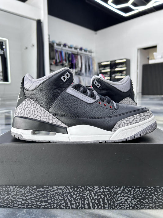 Jordan 3 "Black Cement" Used Size 9.5