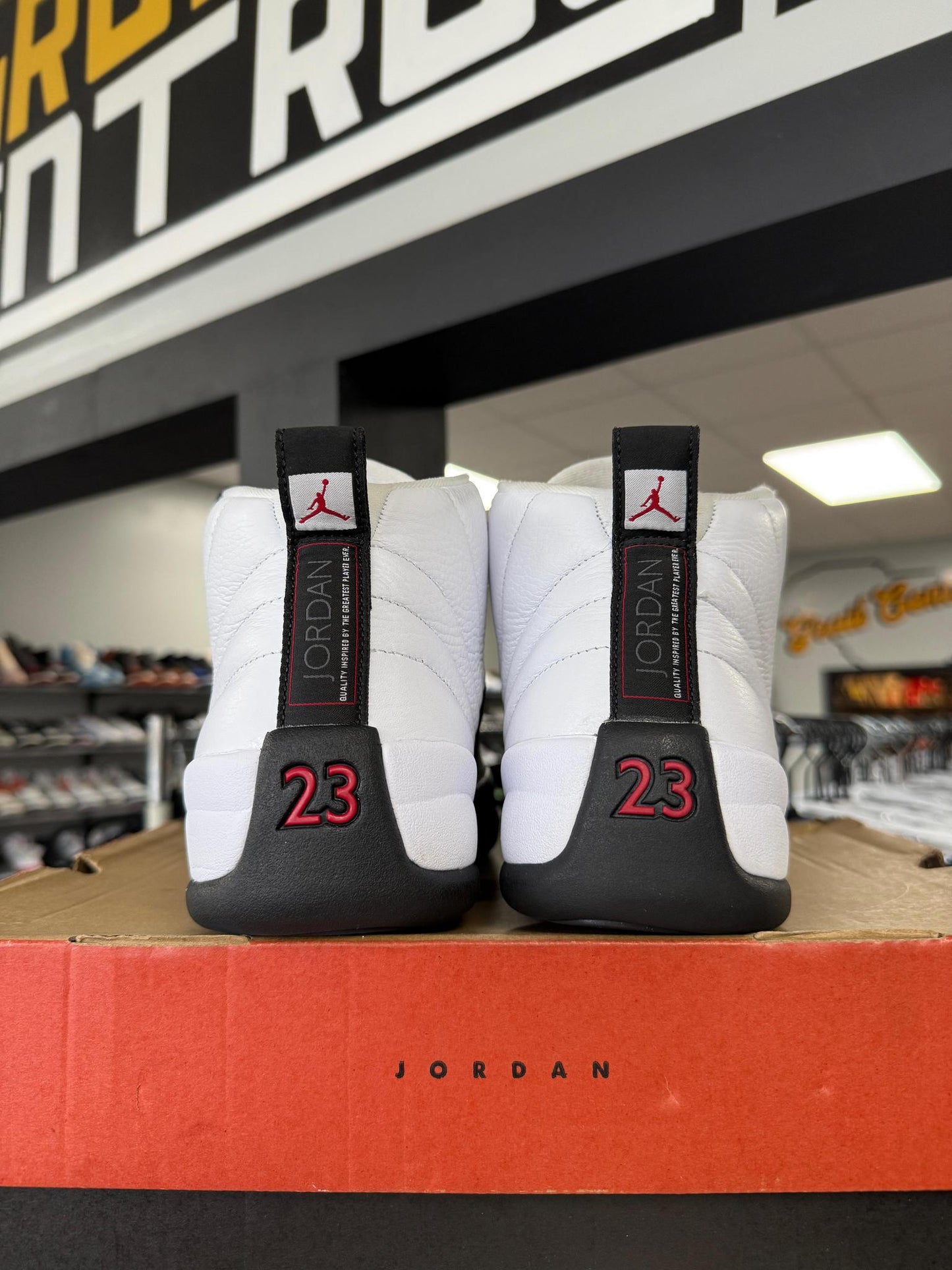 Jordan 12 "Red Taxi" Used Size 10.5