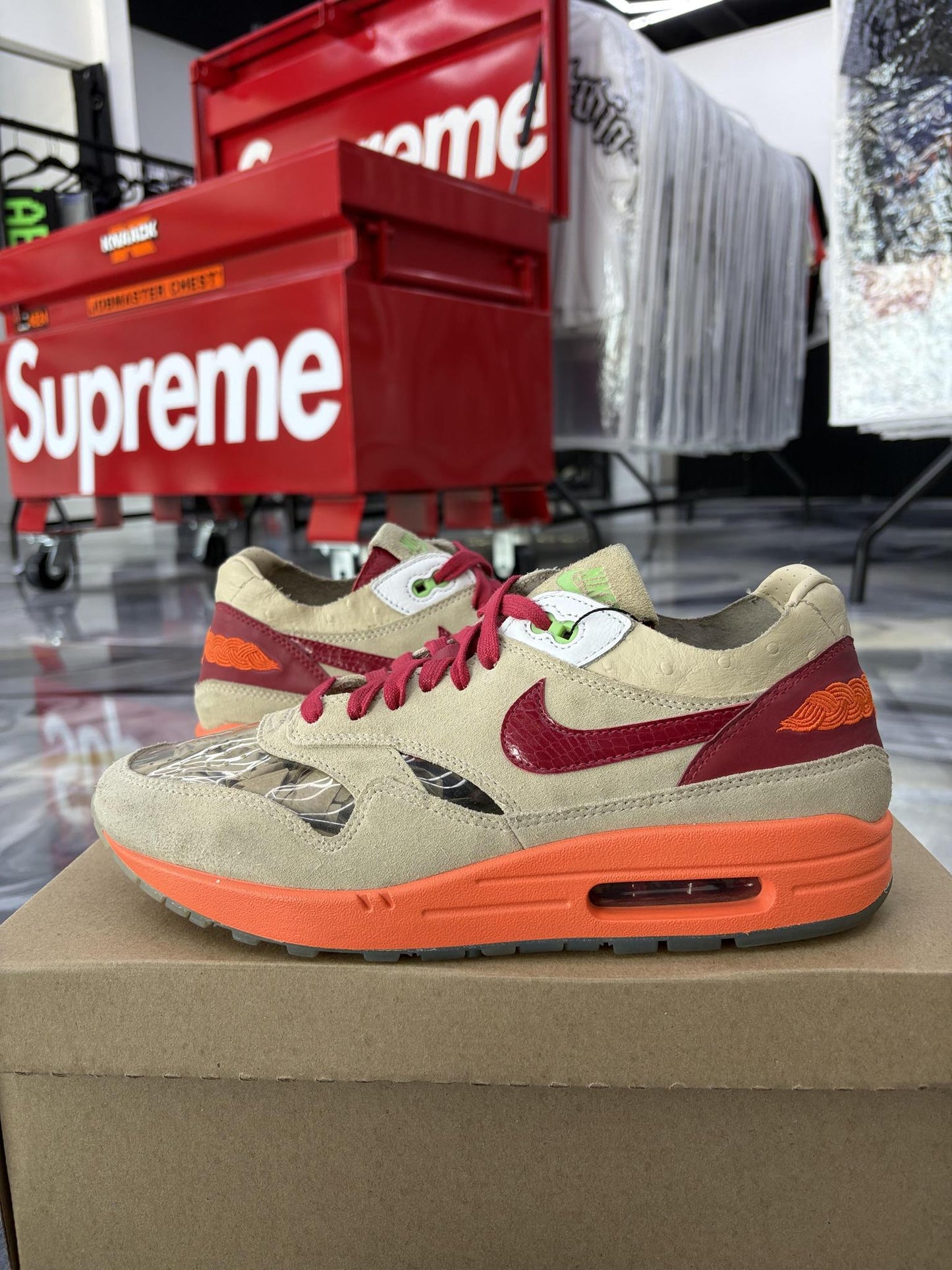 Nike Air Max 1 CLOT "Kiss of Death" Used Size 10