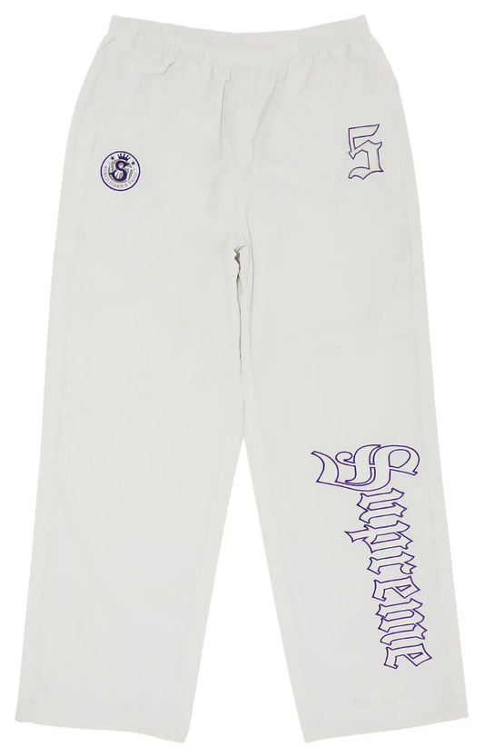 Supreme Old English Track Pant "White"