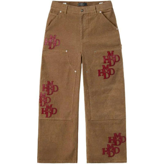 HMDD Patch Carpenter Pant "Brown Corduroy/Red Patch"