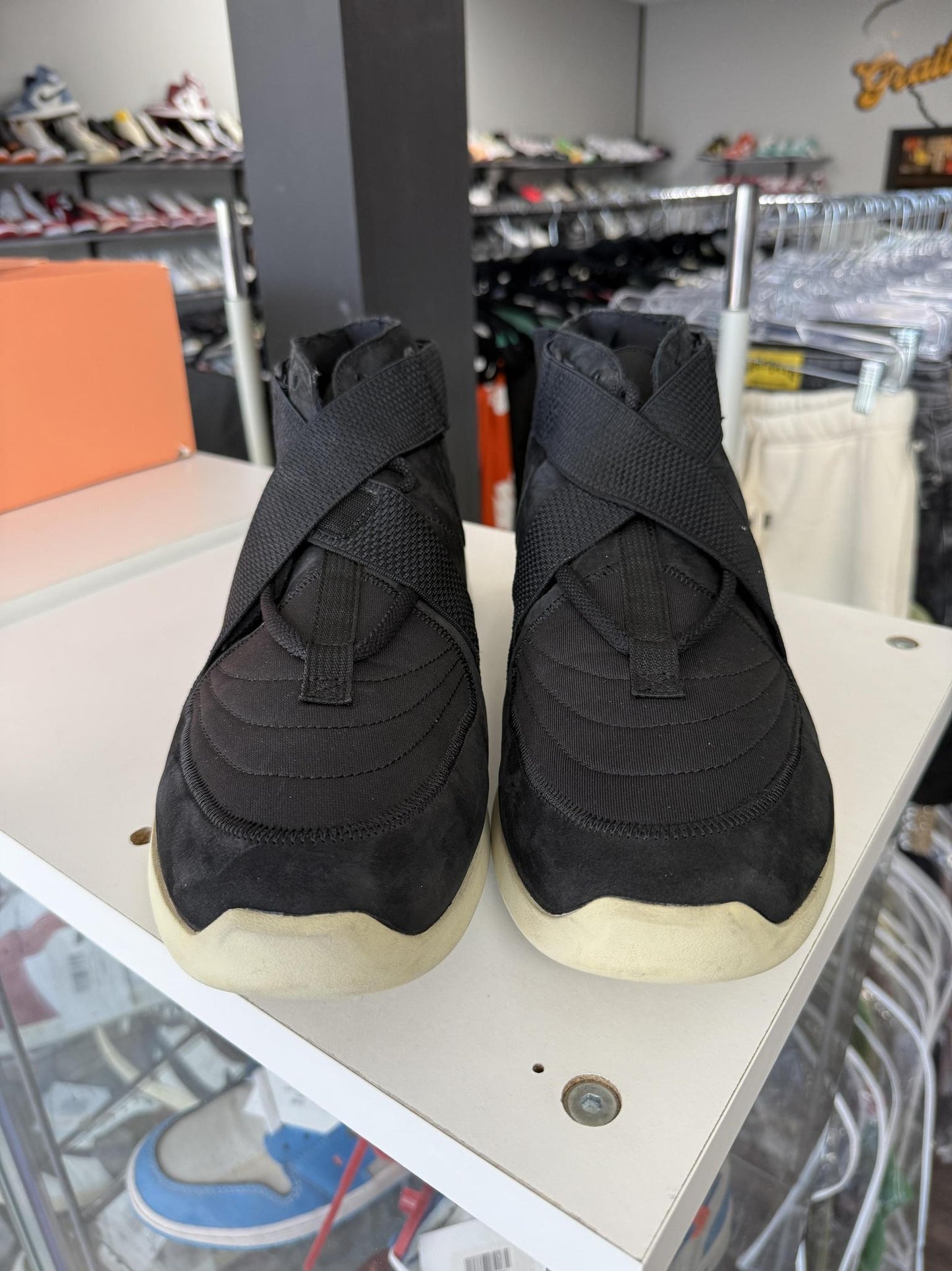 Nike Air "Fear Of God 1 Black" Used Size 14