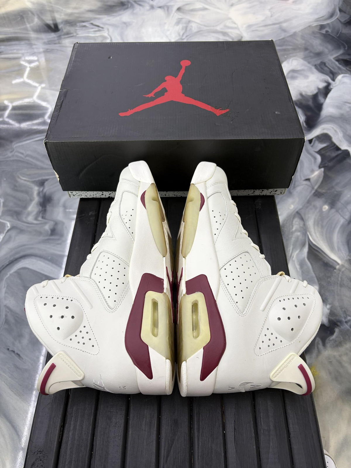Jordan 6 "Maroon" Used Size 12