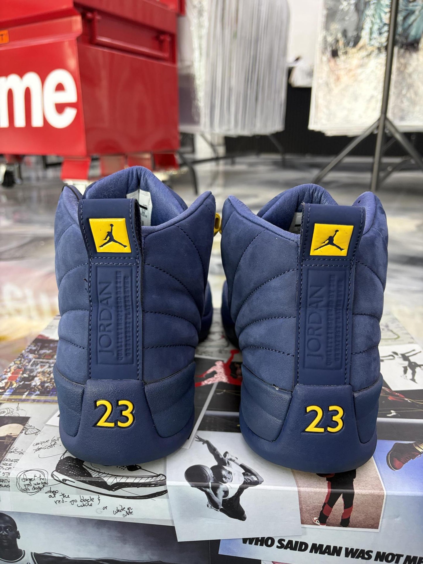 Jordan 12 "Michigan" Used Size 12