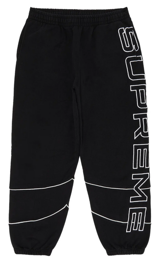 Supreme Paneled Sweat Pant "Black"
