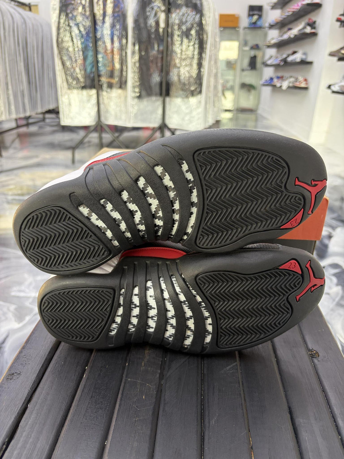 Jordan 12 "Red Taxi" Used Size 7.5