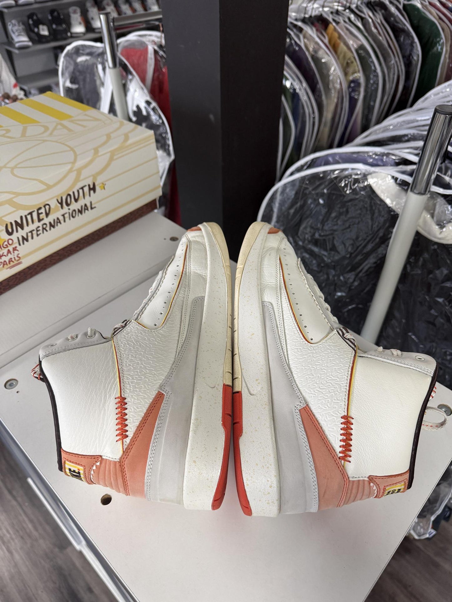 Jordan 2 x Maison Chateau Rouge "United Youth International" Used Size 13
