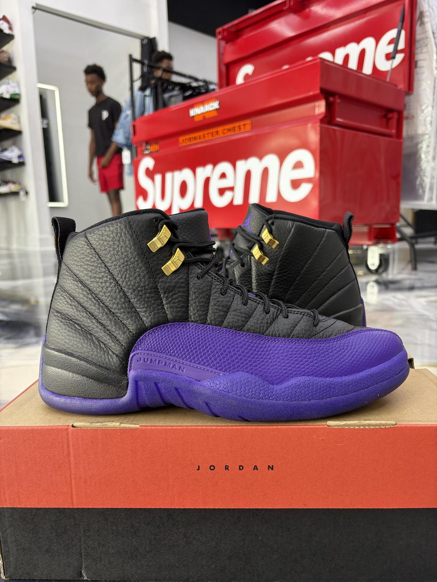 Jordan 12 "Field Purple" Used Size 11