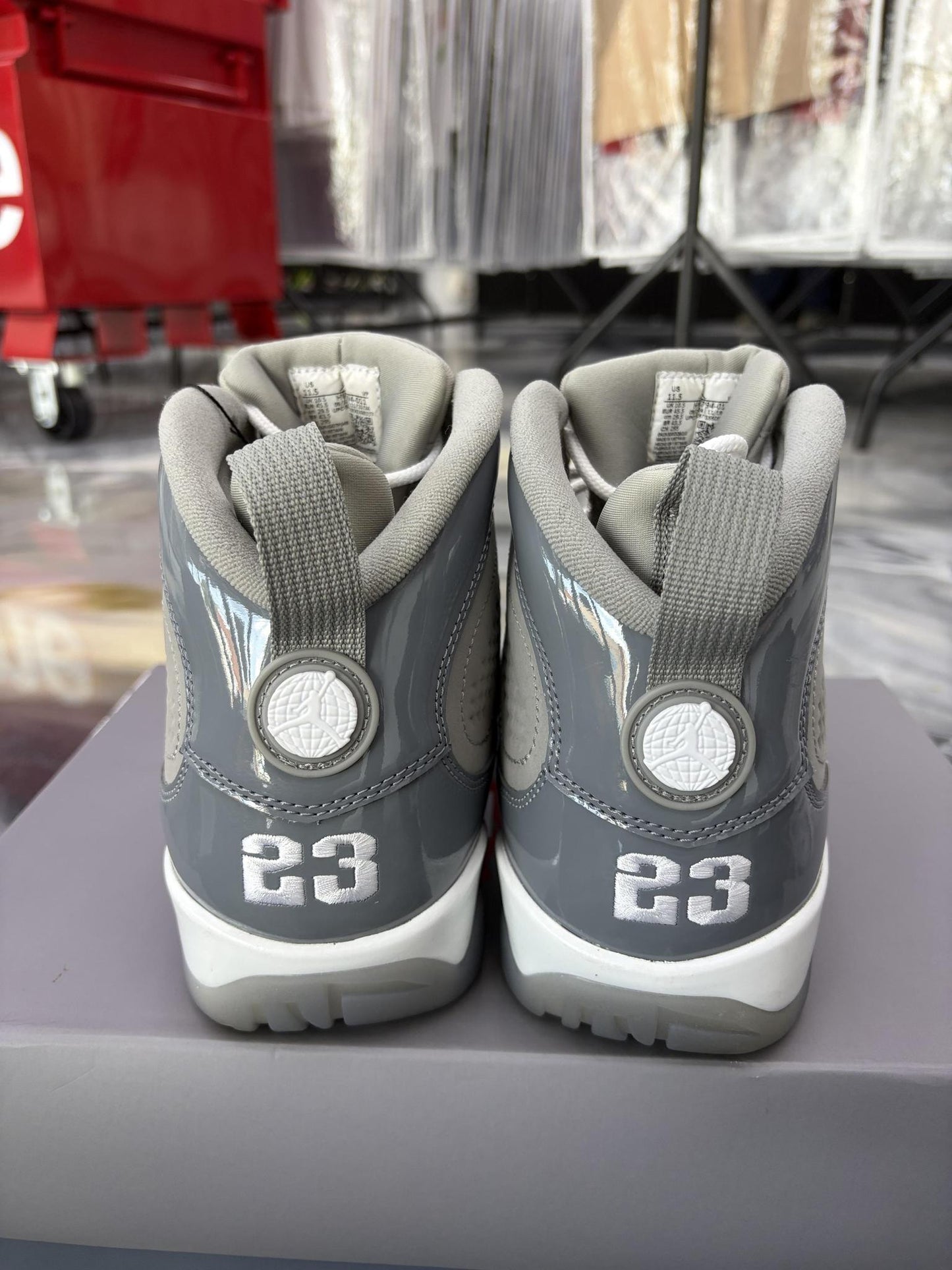 Jordan 9 "Cool Grey" Used Size 11.5