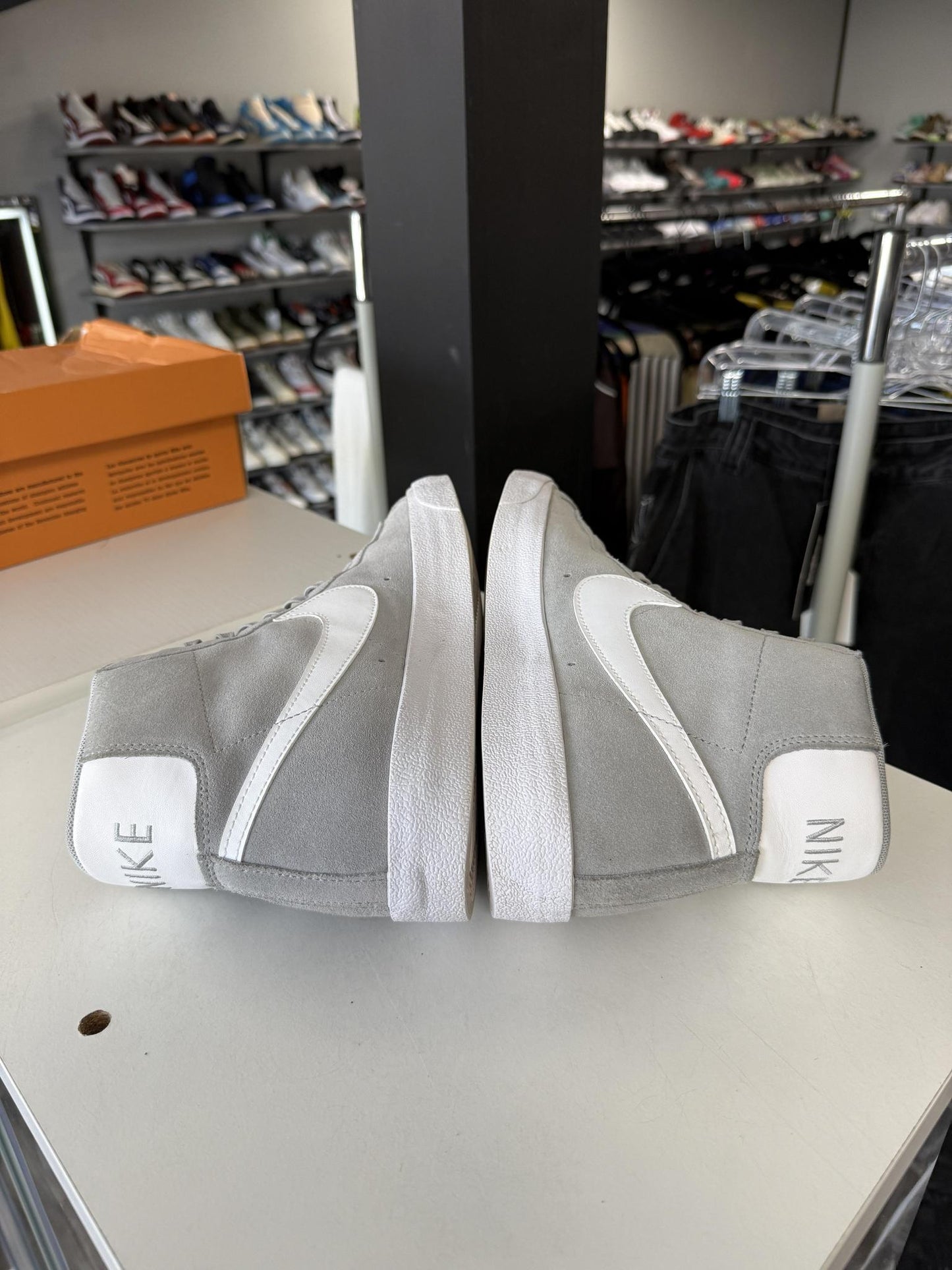 Nike Blazer Mid "Grey Suede" Used Size 9