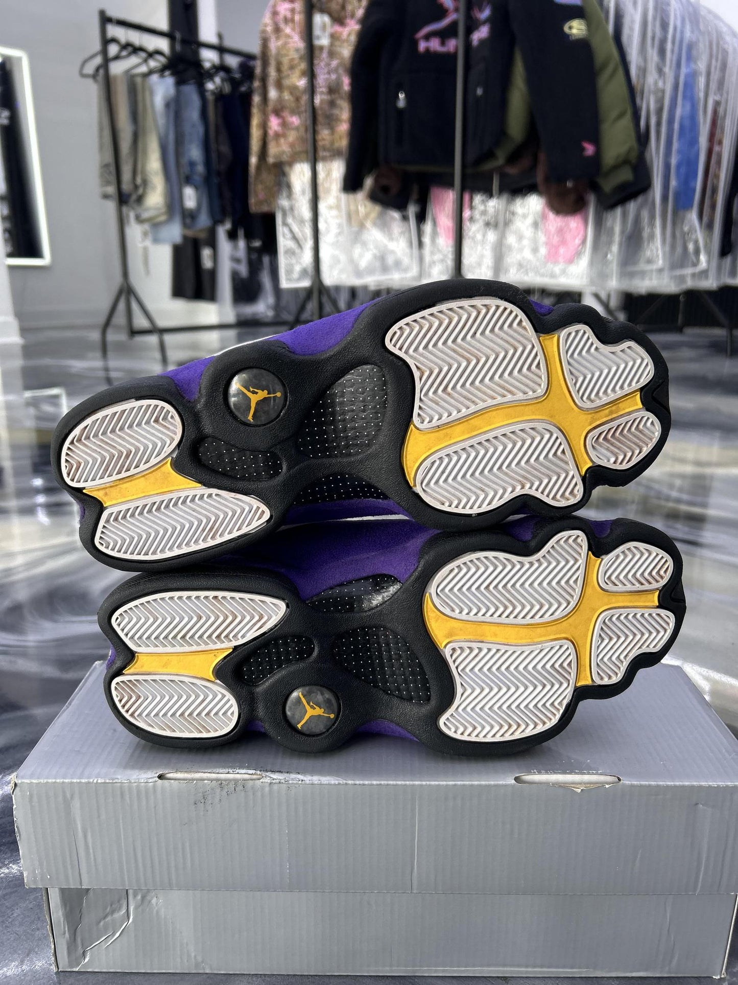 Jordan 13 "Lakers" Used Size 10
