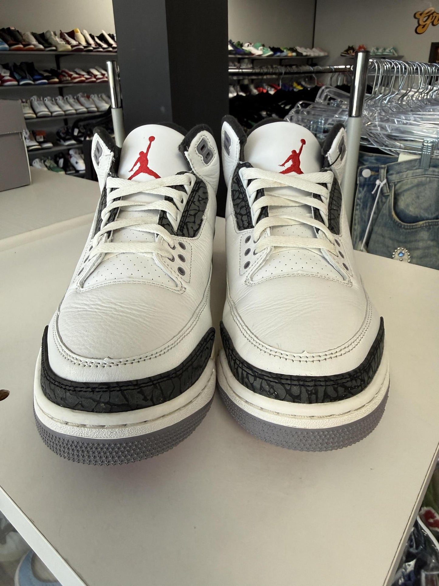 Jordan 3 "Cement Grey" Used Size 9