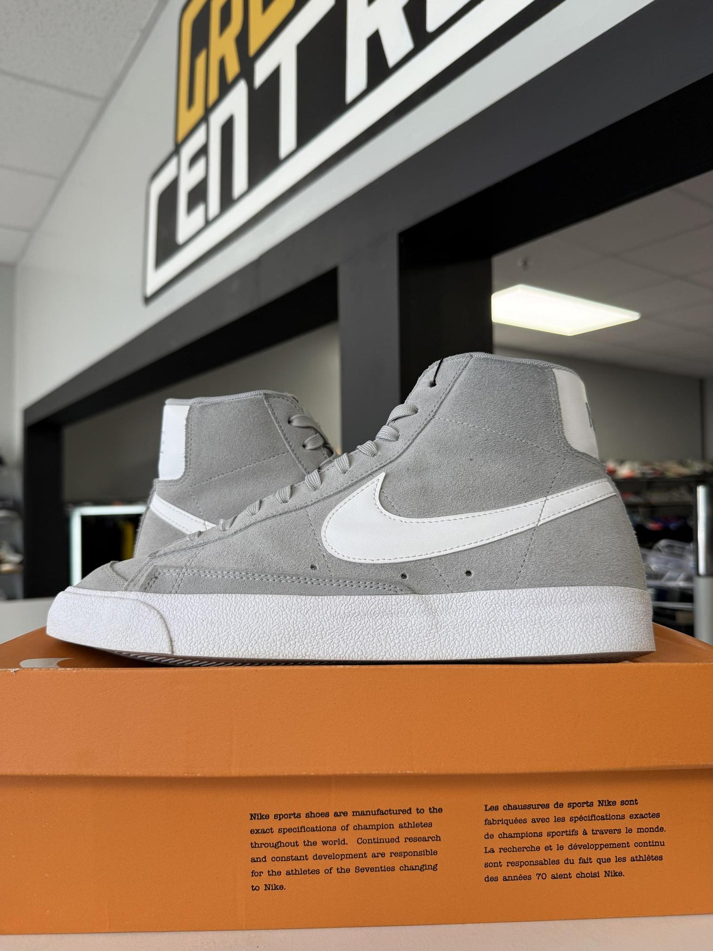 Nike Blazer Mid "Grey Suede" Used Size 9