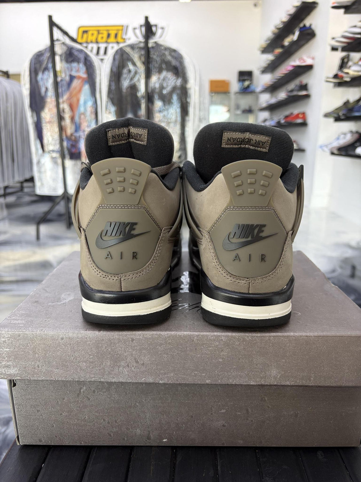 Jordan 4 "Cave Stone" Used Size 7Y/8.5W