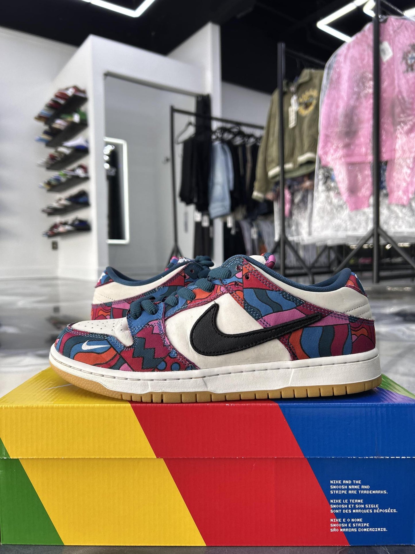 Nike SB Dunk Low Pro "Parra" Used Size 9.5