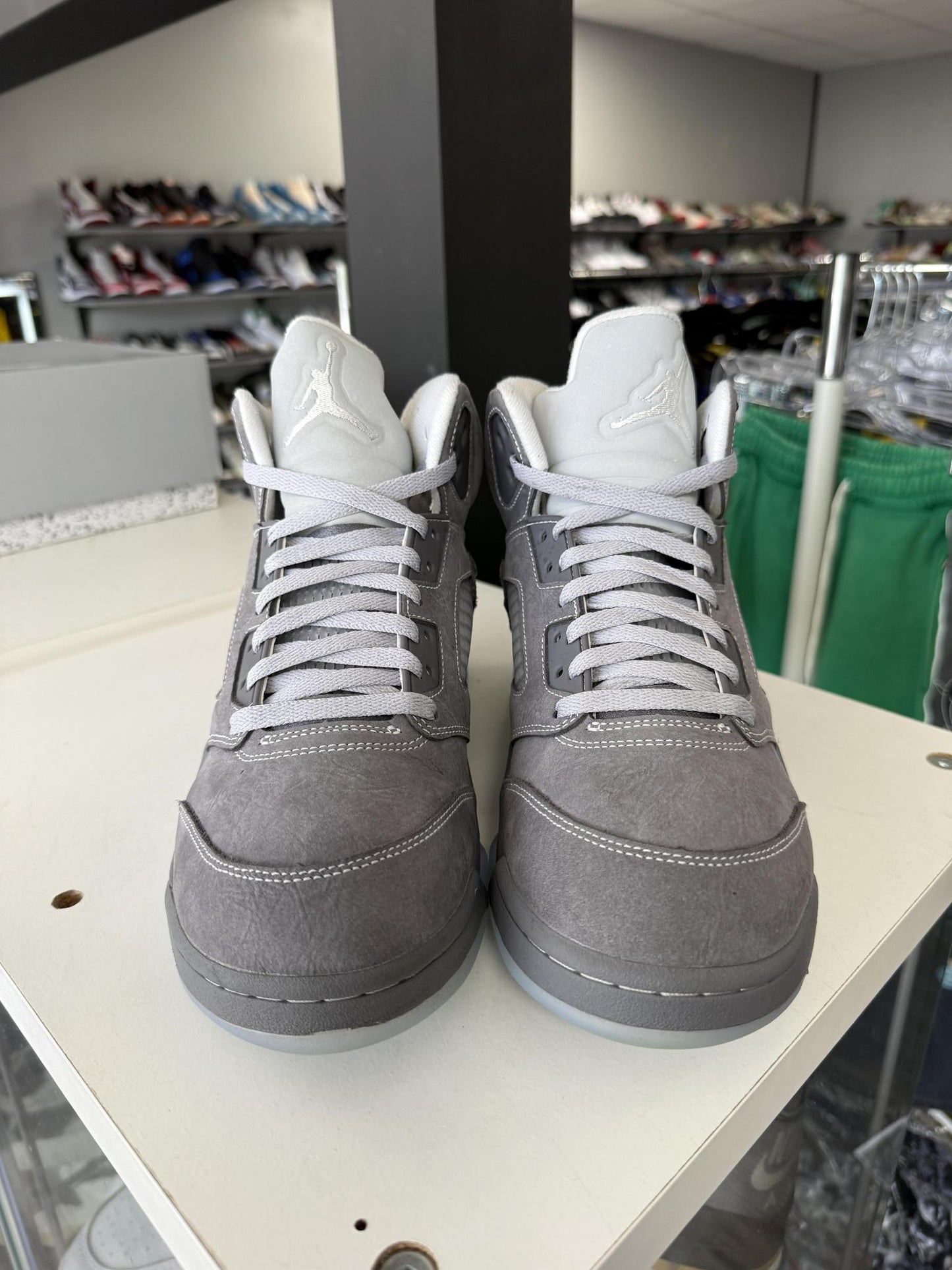 Jordan 5 "Wolf Grey" Used Size 9.5