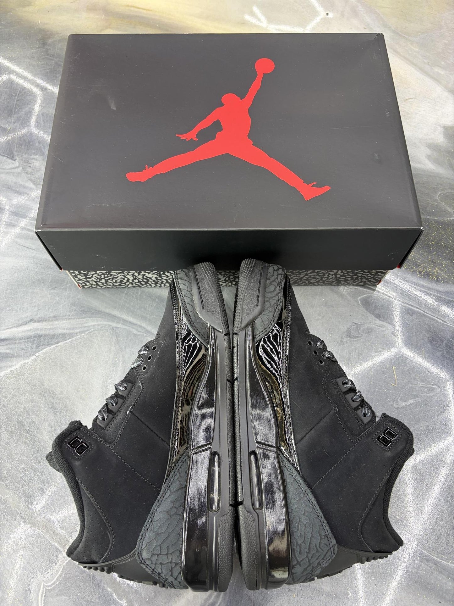 Jordan 3 "Black Cat" Used Size 6Y/7.5W