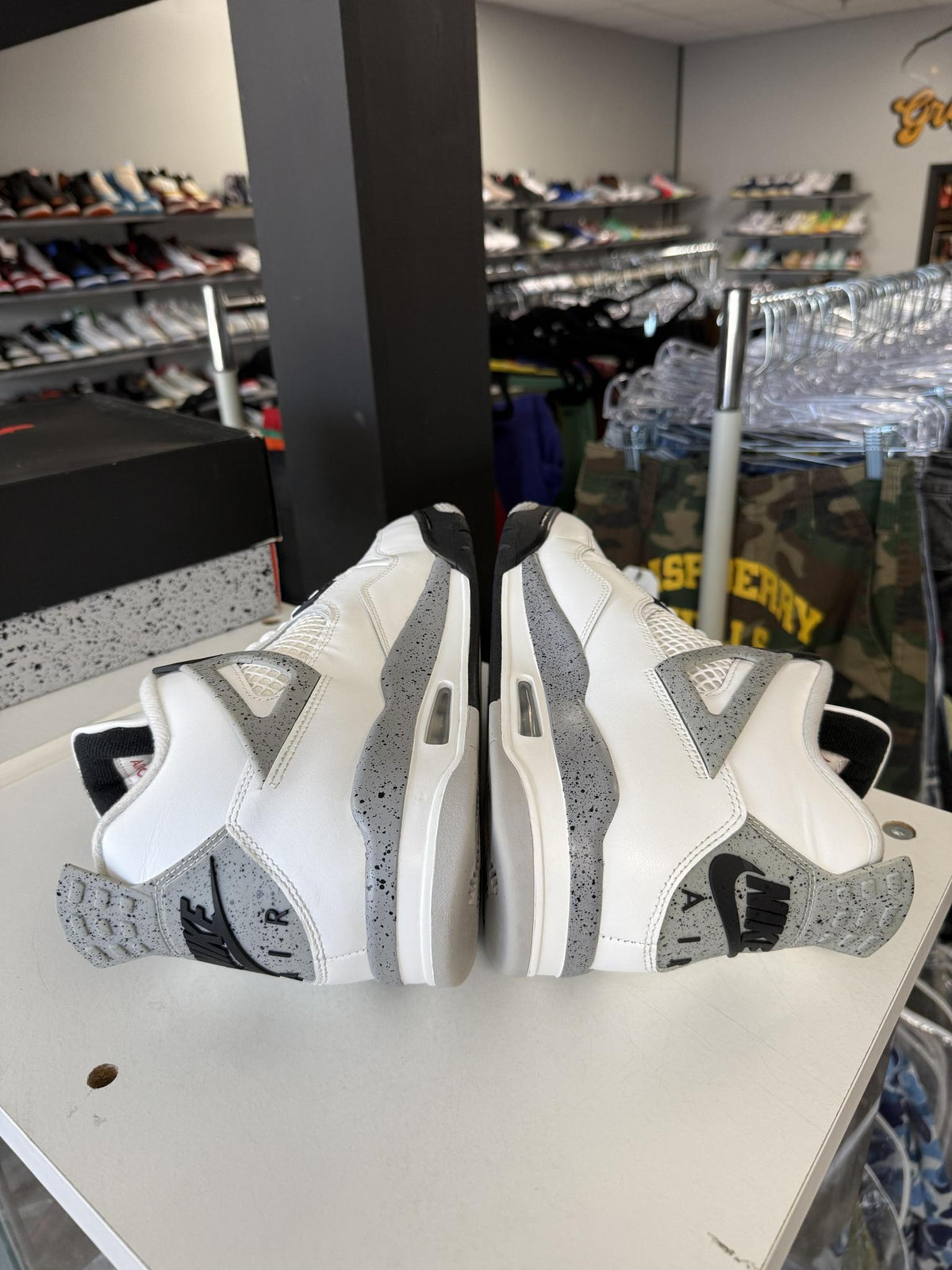 Jordan 4 "White Cement" Used Size 12
