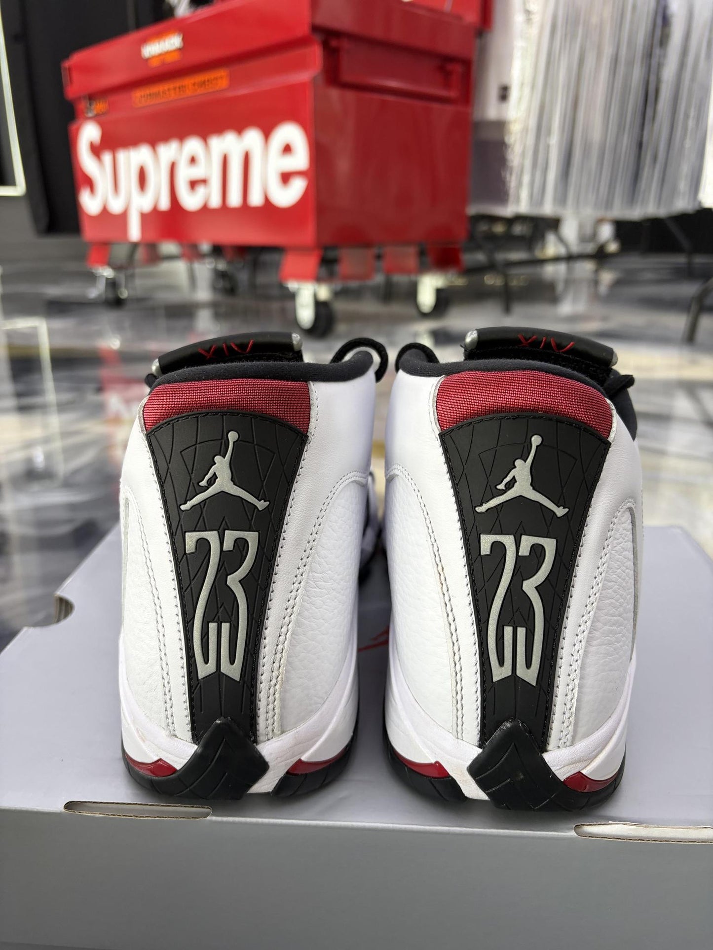 Jordan 14 "Black Toe" Used Size 10.5