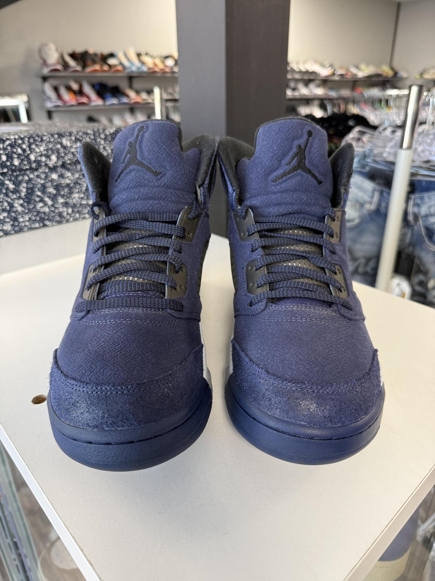 Jordan 5 "Midnight Navy" Used Size 9.5