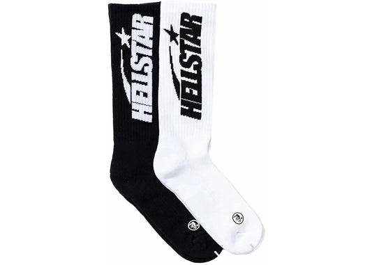 Hellstar Socks 2 Pack "Black/White"