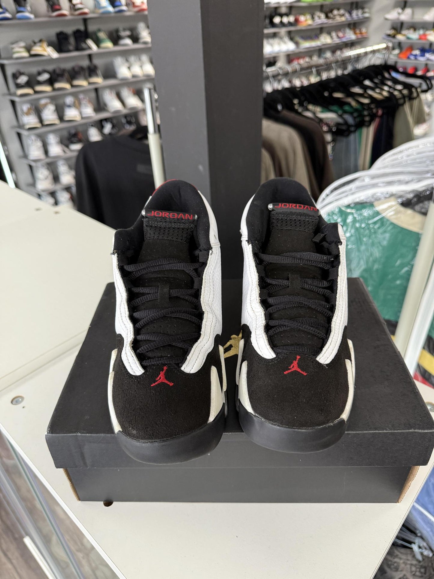 Jordan 14 "Black Toe" Used Size 6.5Y/8W