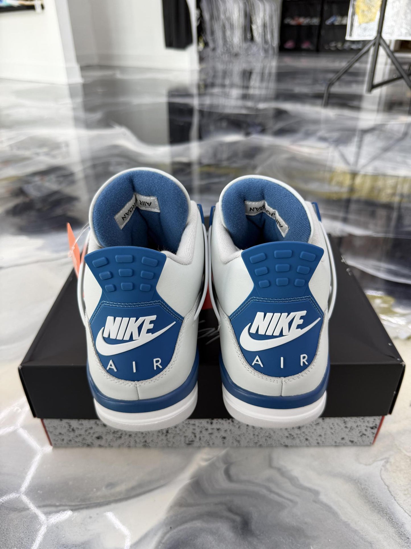 Jordan 4 "Military Blue" Used Size 12