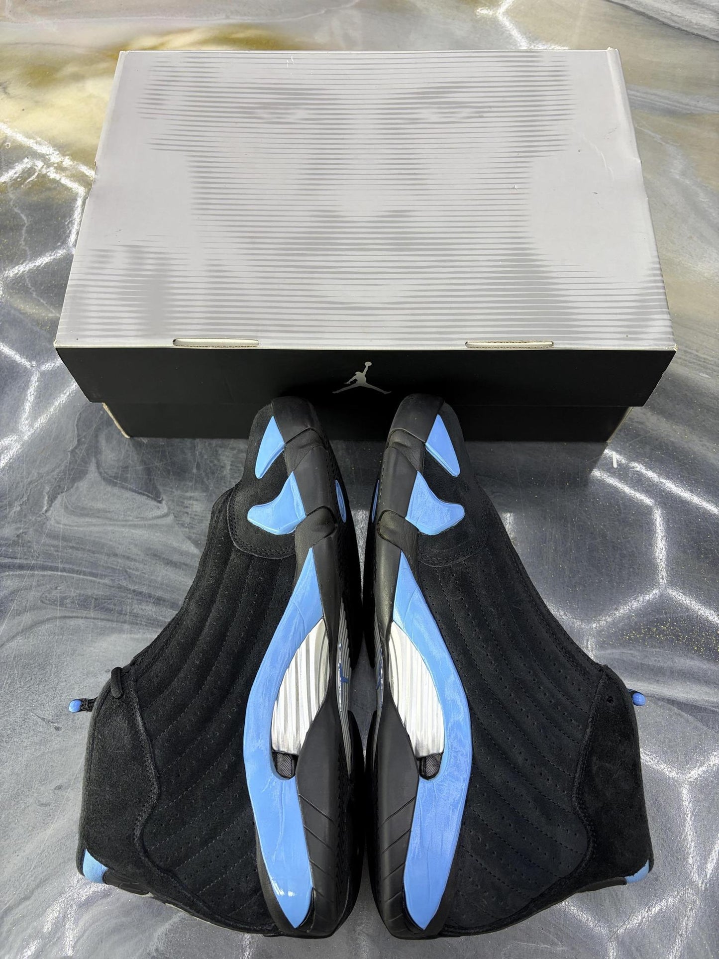Jordan 14 "University Blue" Used Size 10.5