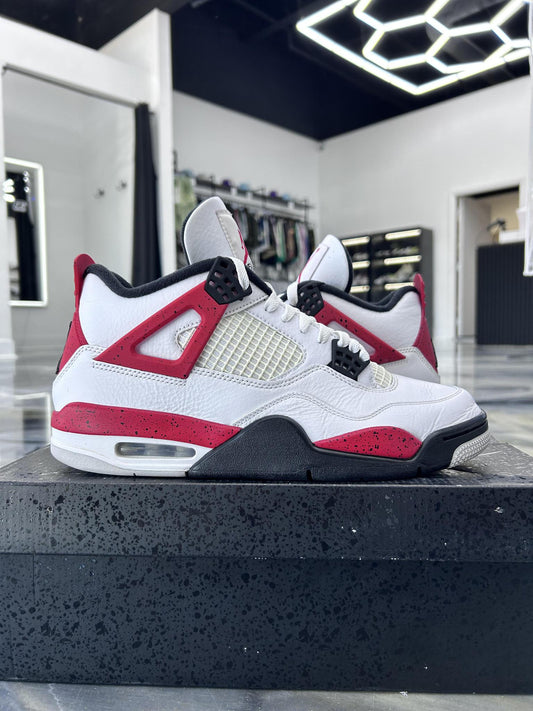Jordan 4 "Red Cement" Used Size 10