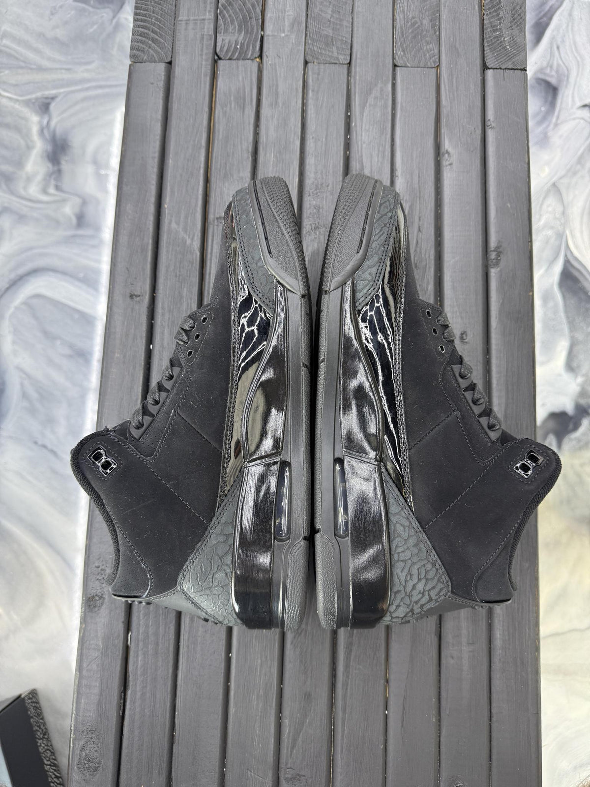 Jordan 3 "Black Cat" Used Size 9