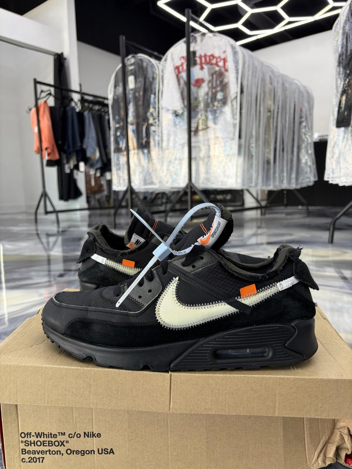 Nike Air Max 90 "Off White" Used Size 12