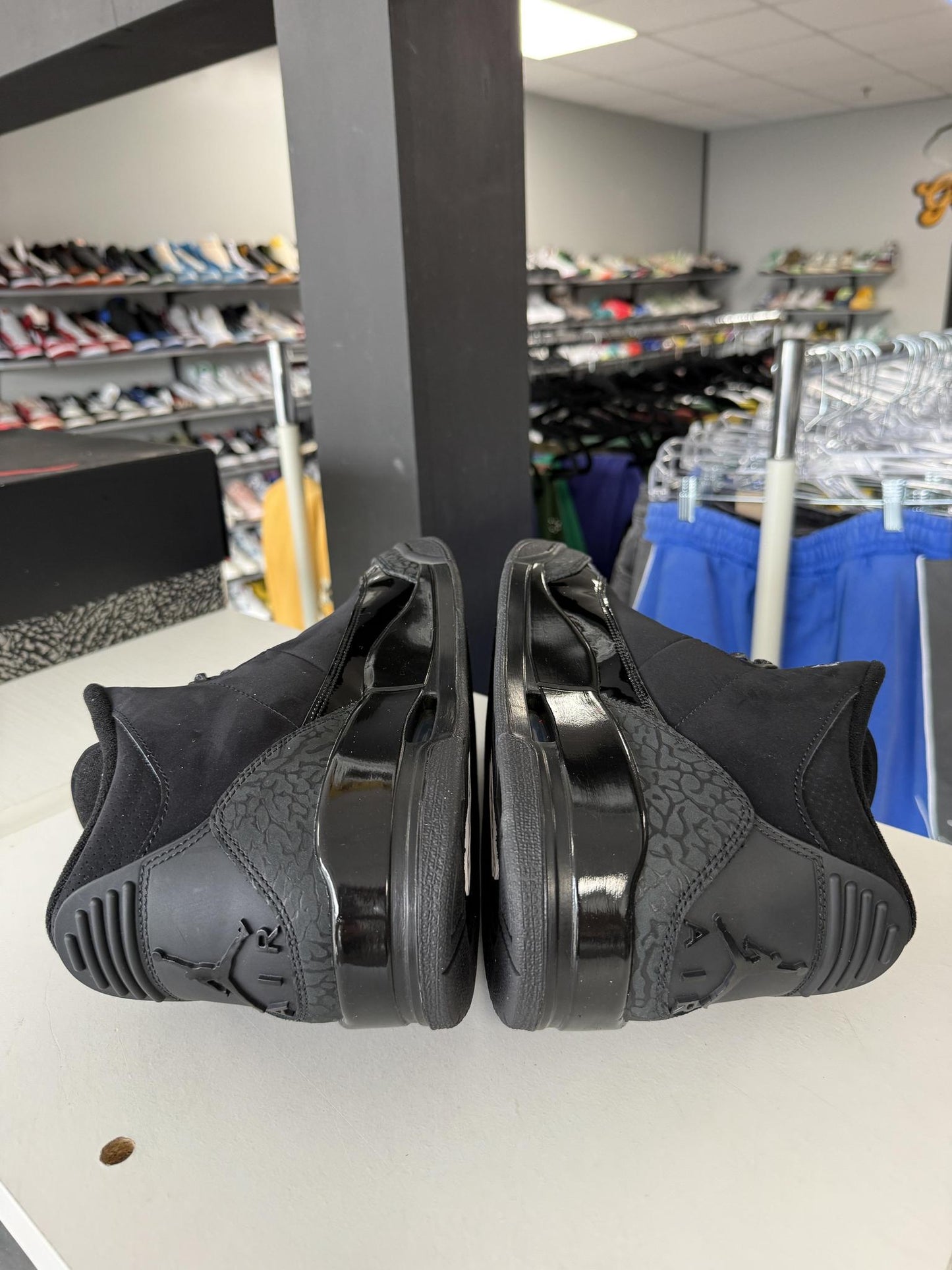 Jordan 3 "Black Cat" Used Size 13